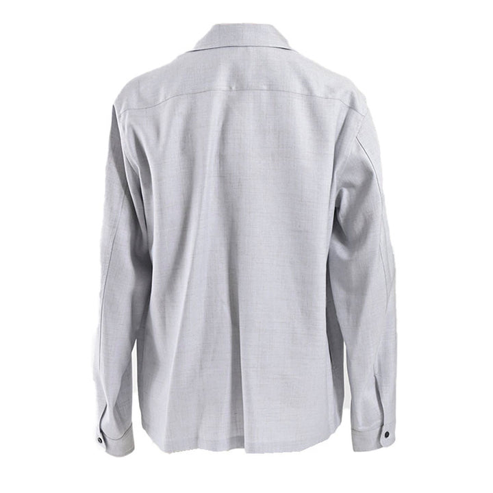 ベルルッティ BERLUTI カジュアルシャツ R28HCL112 001 53N グレー 2025SS メンズ