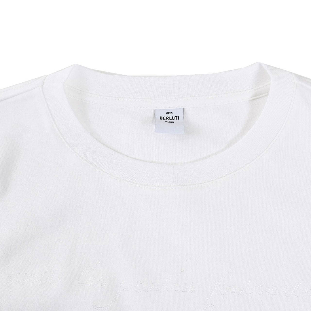 ベルルッティ BERLUTI Tシャツ R28JRS156 001 000 ホワイト 2025年春夏 メンズ