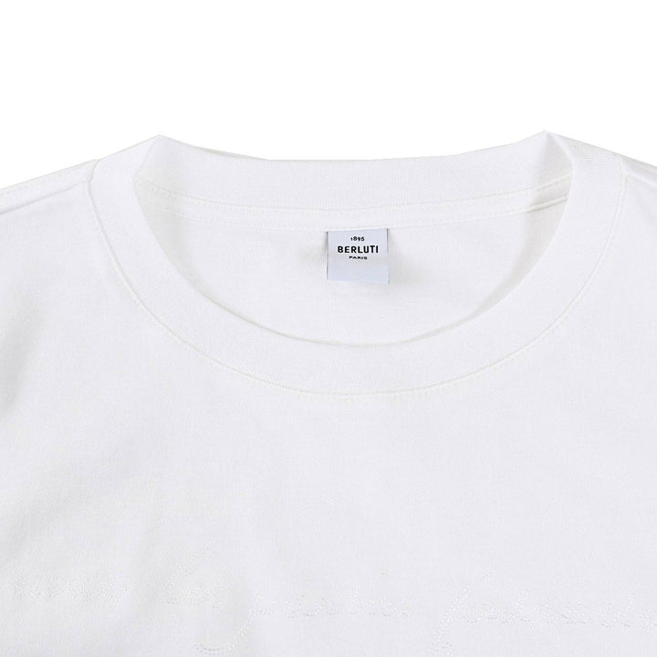 ベルルッティ BERLUTI Tシャツ R28JRS156 001 000 ホワイト 2025年春夏 メンズ