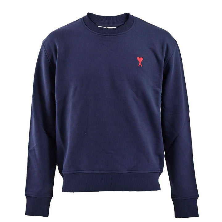 アミ AMI スウェットトレーナー BFUSW035.730 430 ネイビー 2025SS メンズ レディース