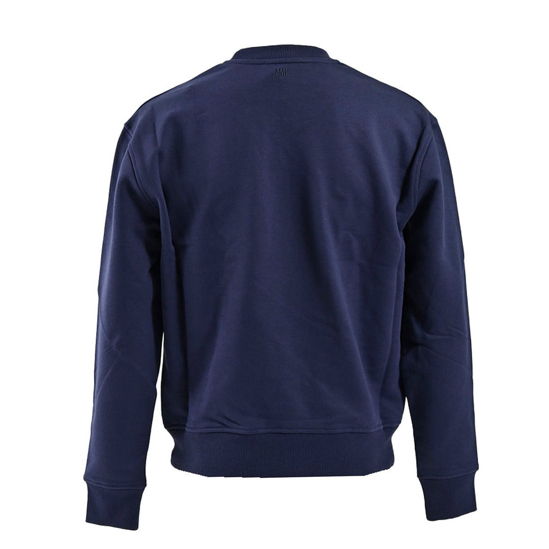 アミ AMI スウェットトレーナー BFUSW035.730 430 ネイビー 2025SS メンズ レディース