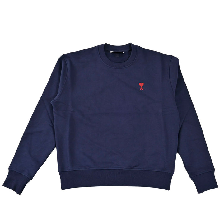 アミ AMI スウェットトレーナー BFUSW035.730 430 ネイビー 2025SS メンズ レディース