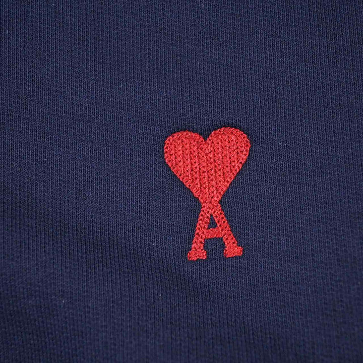 アミ AMI スウェットトレーナー BFUSW035.730 430 ネイビー 2025SS メンズ レディース