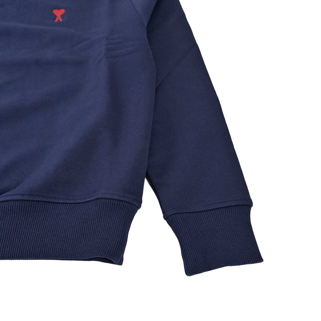 アミ AMI スウェットトレーナー BFUSW035.730 430 ネイビー 2025SS メンズ レディース