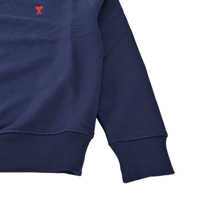 アミ AMI スウェットトレーナー BFUSW035.730 430 ネイビー 2025SS メンズ レディース