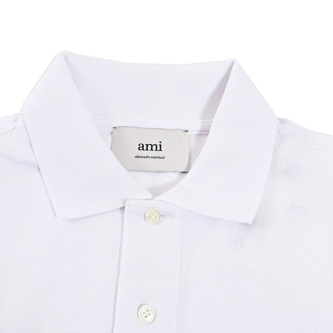 アミ AMI ポロシャツ BFUPL001.760 100 ホワイト 2025SS メンズ