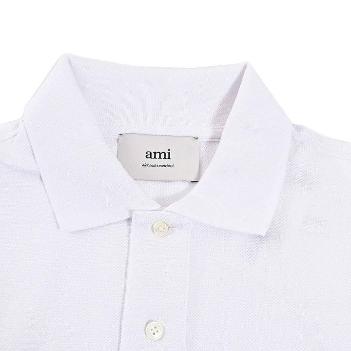 アミ AMI ポロシャツ BFUPL001.760 100 ホワイト 2025SS メンズ