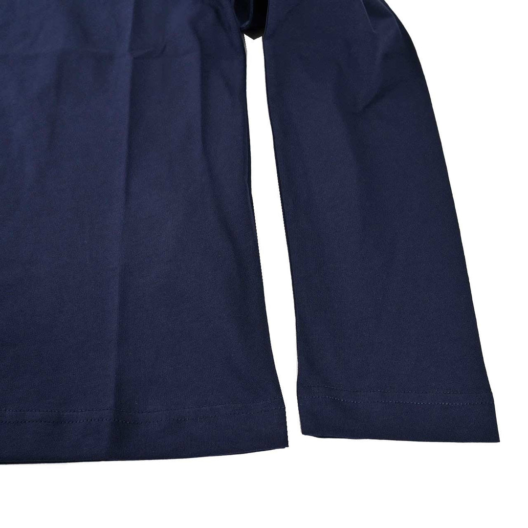 アミ AMI クルーネック長袖Ｔシャツ BFUTS235.724 430 ネイビー 2025SS メンズ