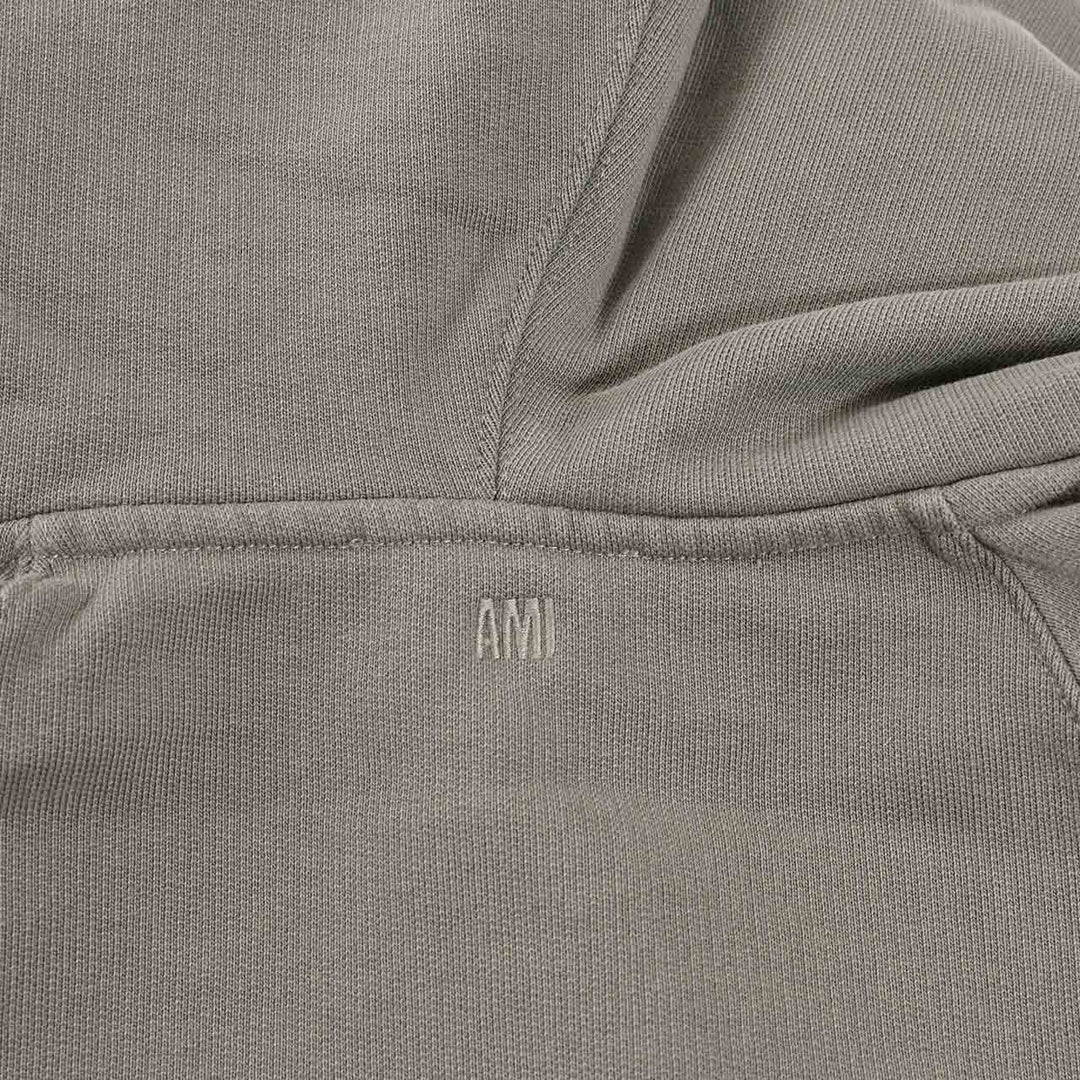 アミ AMI ジップアップパーカー HSW474.747 0953 グリーン 2025SS メンズ