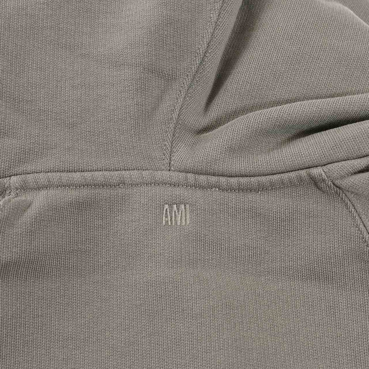 アミ AMI ジップアップパーカー HSW474.747 0953 グリーン 2025SS メンズ