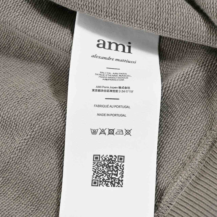 アミ AMI ジップアップパーカー HSW474.747 0953 グリーン 2025SS メンズ