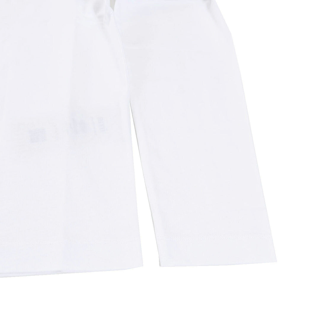 アミ AMI クルーネック長袖Ｔシャツ BFUTS235.724 100 ホワイト 2025SS メンズ