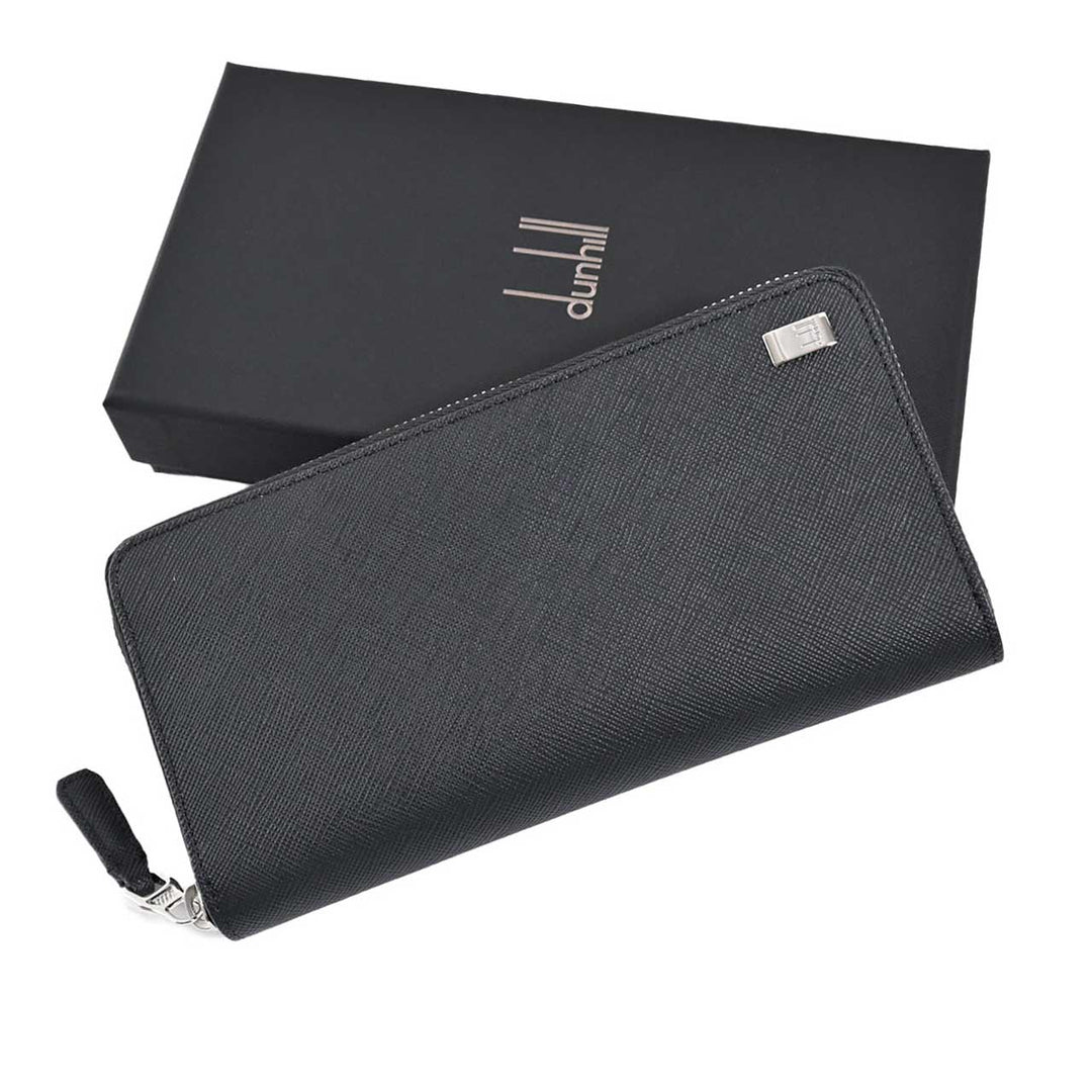 ダンヒル DUNHILL ラウンドファスナー長財布 23F2P15PS 001R ブラック  メンズ