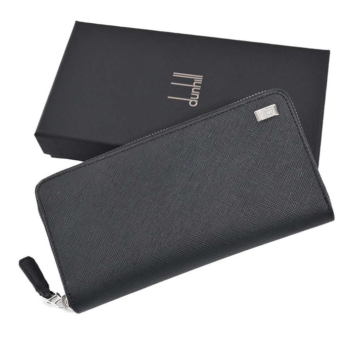ダンヒル DUNHILL ラウンドファスナー長財布 23F2P15PS 001R ブラック  メンズ