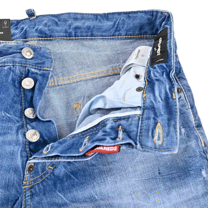 ディースクエアード DSQUARED2 デニムパンツ S71LB1584 S30309 470 ブルー 年秋冬 メンズ