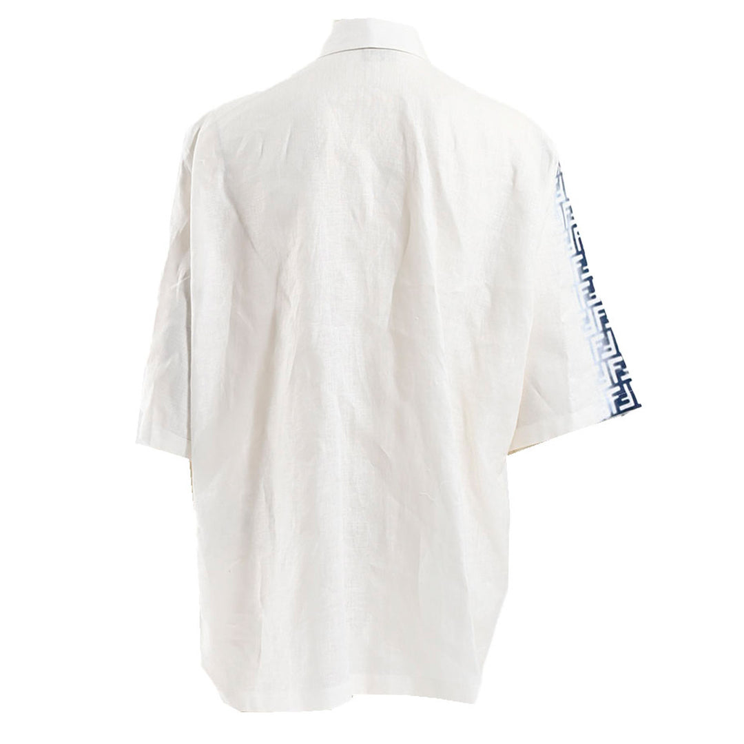 フェンディ FENDI 半袖シャツ AN0R FS0966 F0UB0 ホワイト 年秋冬 メンズ