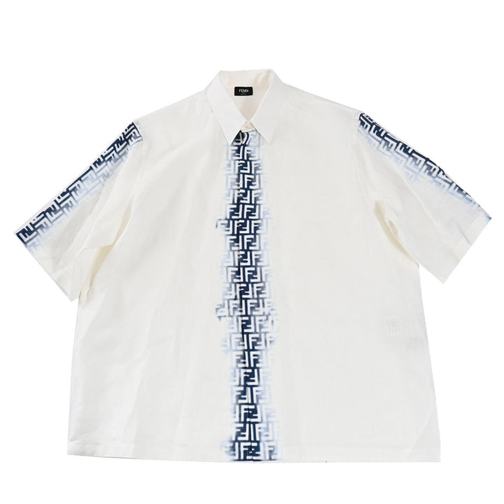 フェンディ FENDI 半袖シャツ AN0R FS0966 F0UB0 ホワイト 年秋冬 メンズ