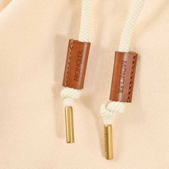 モンクレール MONCLER ジップアップパーカー 8G0003789A1K 050 クリーム 2025年春夏 レディース