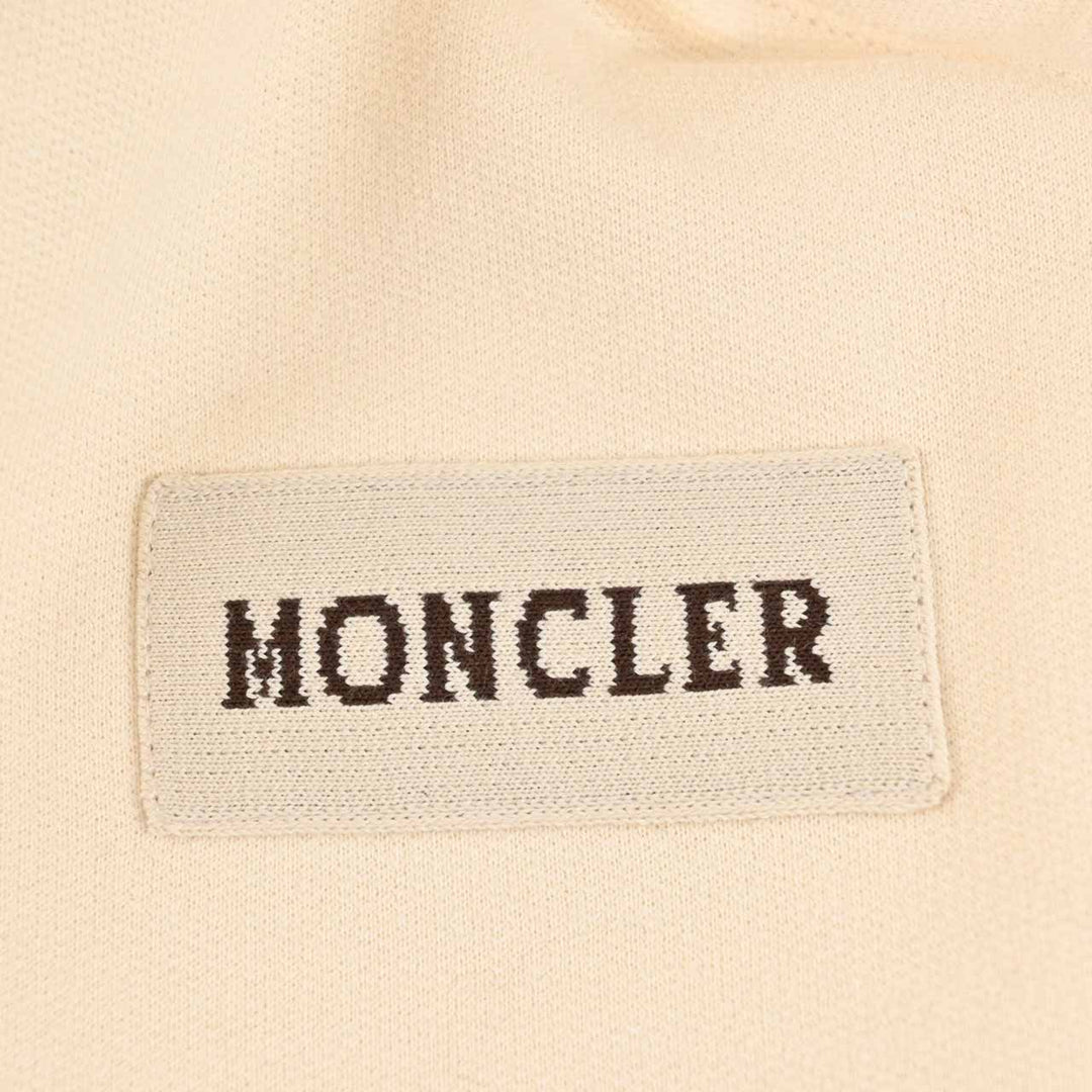 モンクレール MONCLER ジップアップパーカー 8G0003789A1K 050 クリーム 2025年春夏 レディース