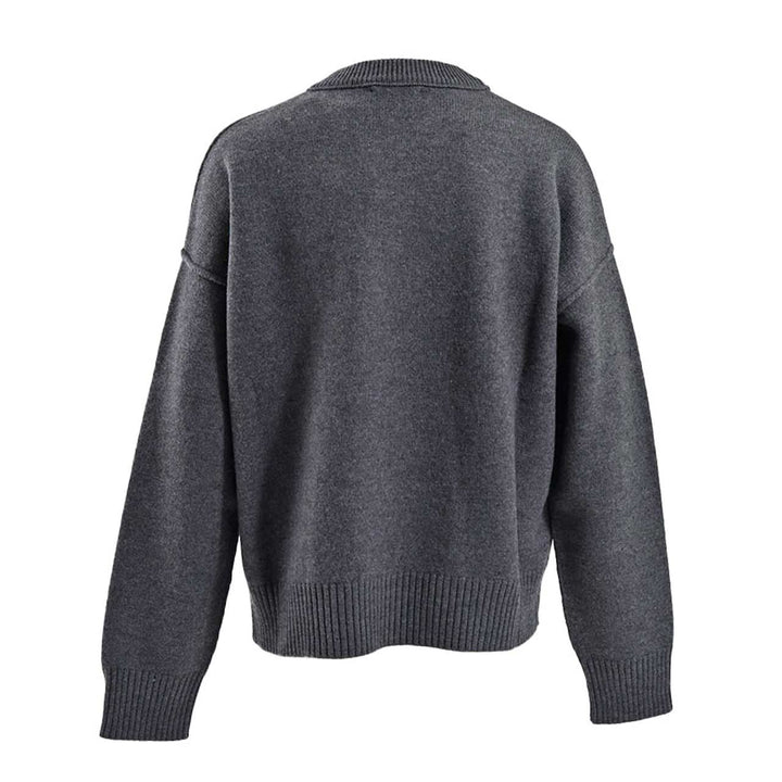 アミ AMI セーター BFUKS006.018 084 グレー 2025SS メンズ