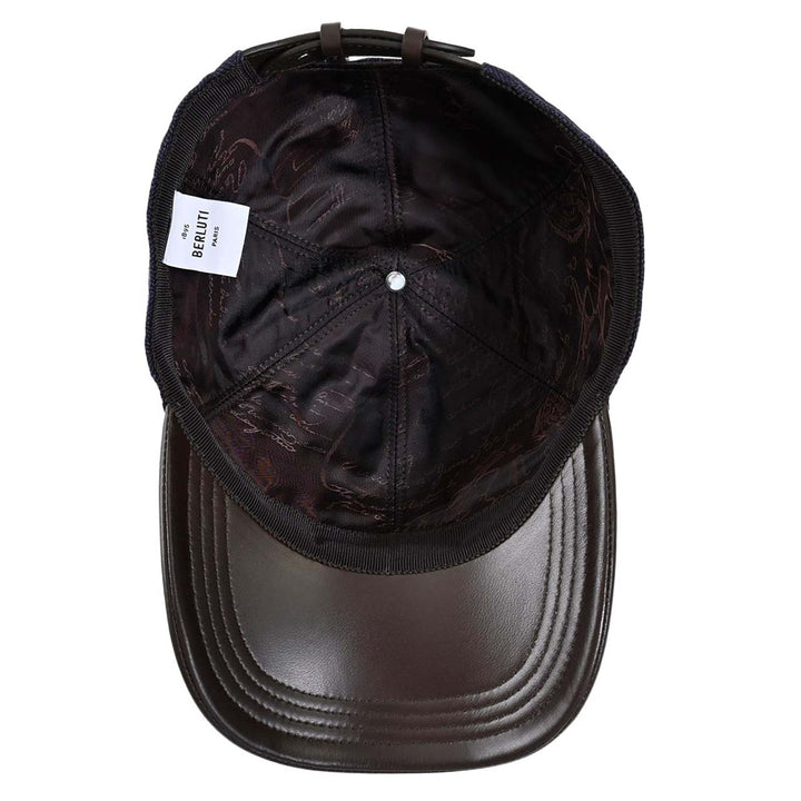ベルルッティ BERLUTI キャップ T28CA41 001 55N ブルー 2025SS メンズ