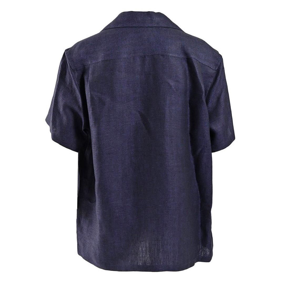 ベルルッティ BERLUTI 半袖シャツ R28HCS110 001 55N ブルー 2025SS メンズ