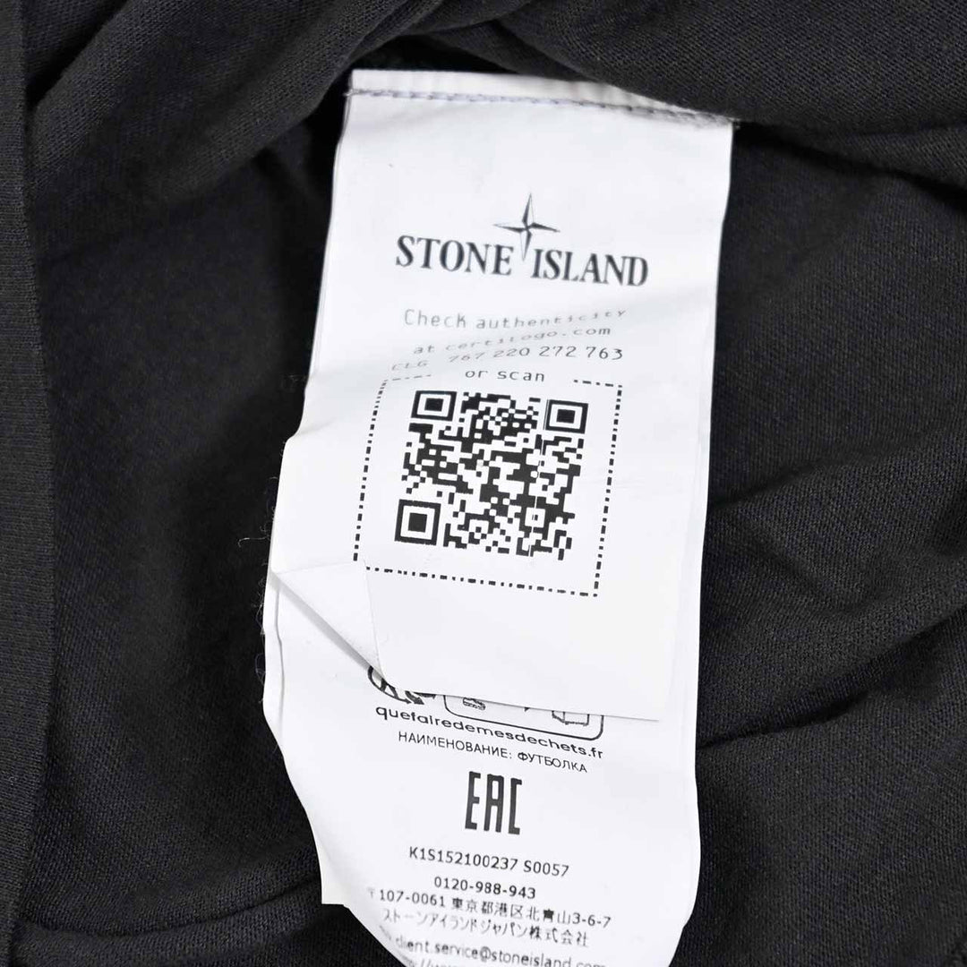 ストーン アイランド STONE ISLAND Tシャツ K1S15 2100237 S0057 V0029 ブラック 2025SS メンズ