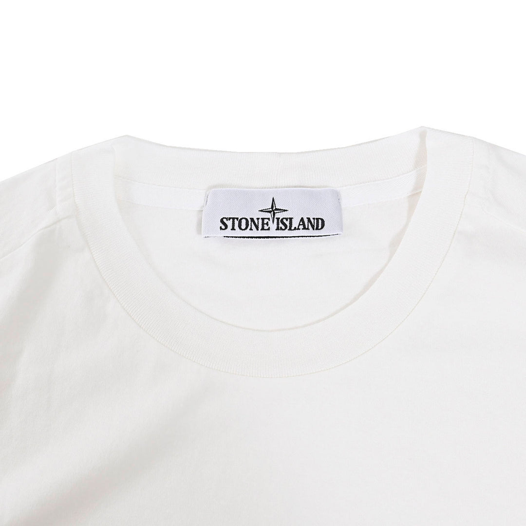 ストーン アイランド STONE ISLAND Tシャツ K1S15 2100039 S0013 V0001 ホワイト 2025SS メンズ