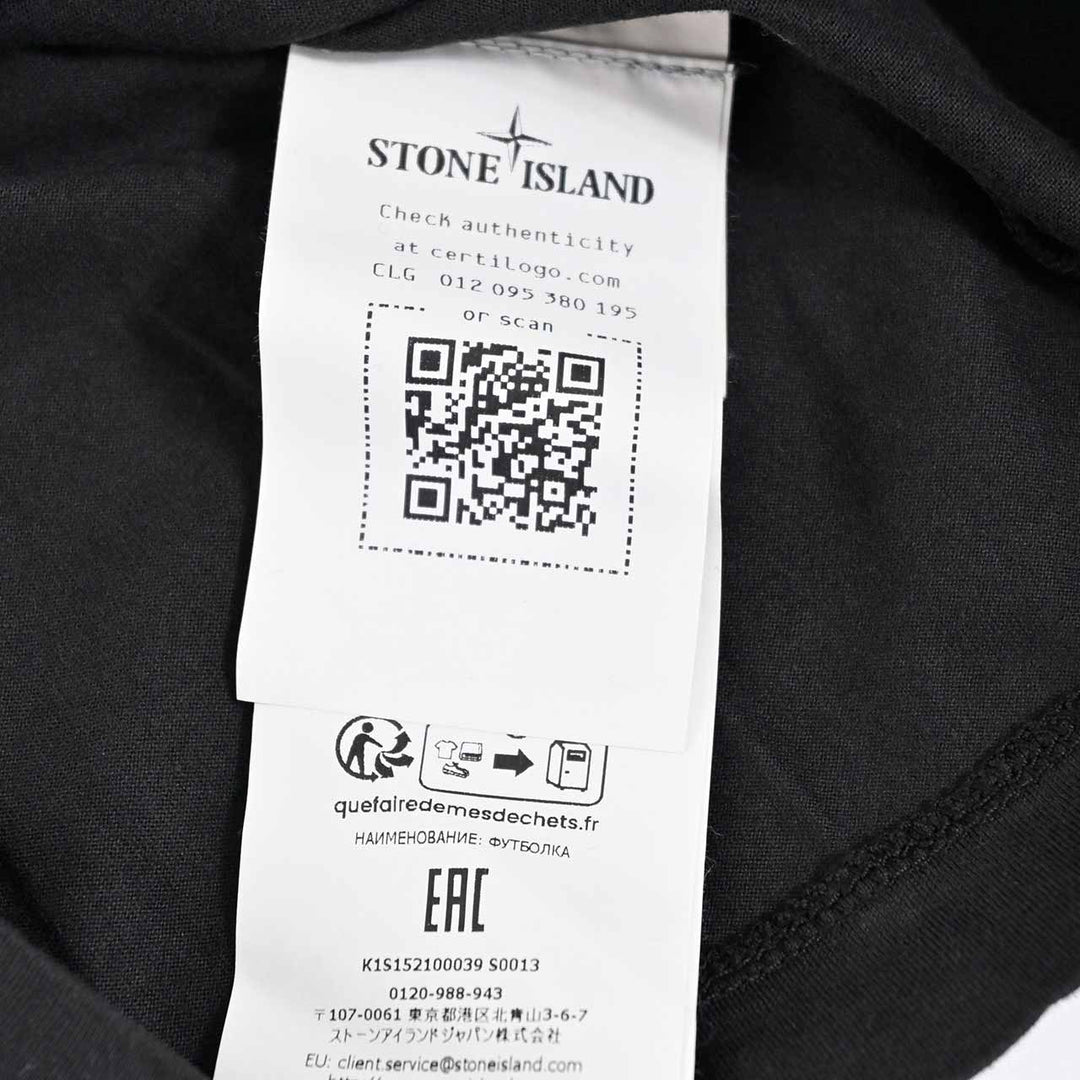 ストーン アイランド STONE ISLAND Tシャツ K1S15 2100039 S0013 V0029 ブラック 2025SS メンズ