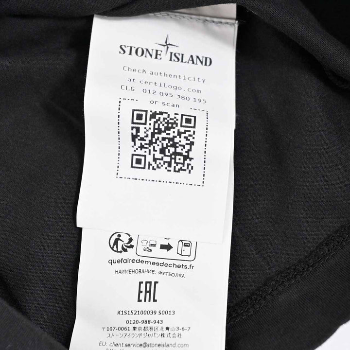 ストーン アイランド STONE ISLAND Tシャツ K1S15 2100039 S0013 V0029 ブラック 2025SS メンズ
