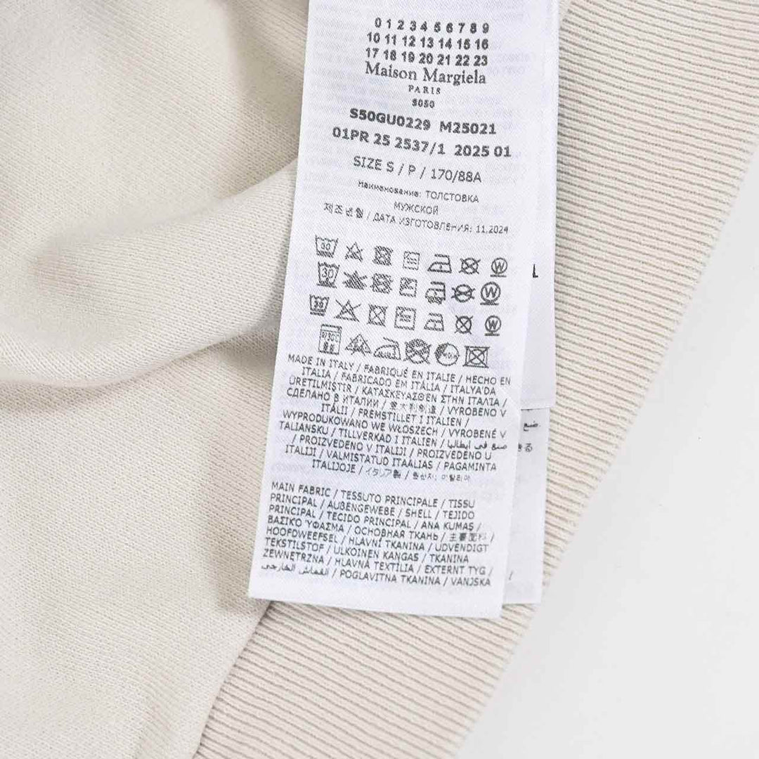 メゾン マルジェラ Maison Margiela Tシャツ M25021 S50GU0229 103 クリーム 2025SS メンズ