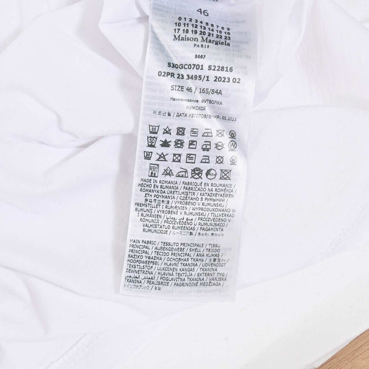メゾン マルジェラ Maison Margiela Tシャツ S22816 S30GC0701 994 ホワイト 2025SS メンズ