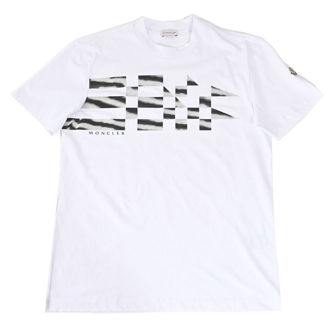 モンクレール MONCLER クルーネック半袖Ｔシャツ 8C00170 829H8 001 ホワイト 年秋冬 メンズ