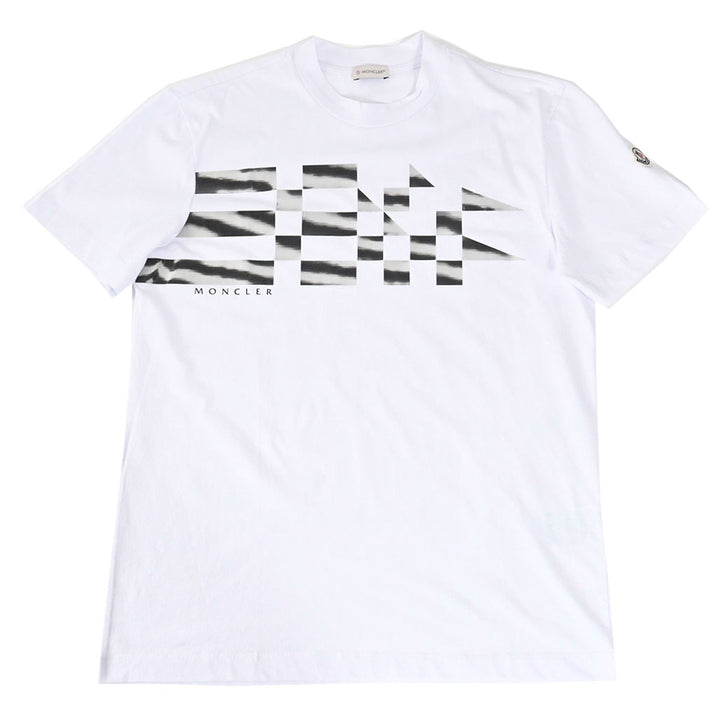 モンクレール MONCLER クルーネック半袖Ｔシャツ 8C00170 829H8 001 ホワイト 年秋冬 メンズ