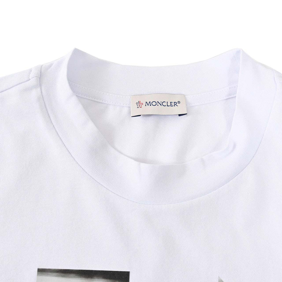 モンクレール MONCLER クルーネック半袖Ｔシャツ 8C00170 829H8 001 ホワイト 年秋冬 メンズ