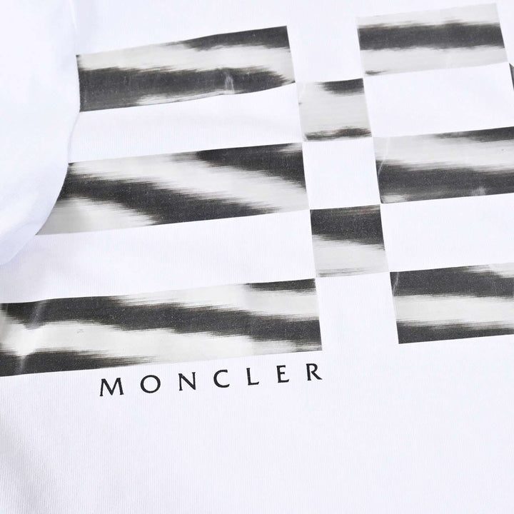 モンクレール MONCLER クルーネック半袖Ｔシャツ 8C00170 829H8 001 ホワイト 年秋冬 メンズ