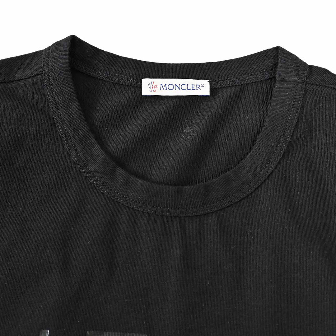 モンクレール MONCLER クルーネック半袖Ｔシャツ 8C00154 829H8 999 ブラック 年秋冬 レディース