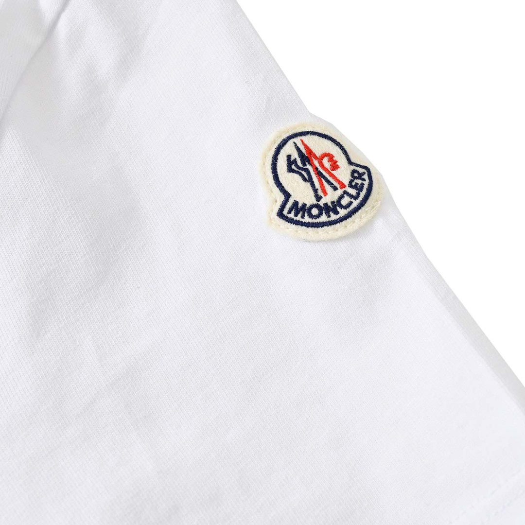 モンクレール MONCLER クルーネック半袖Ｔシャツ 8C00154 829H8 001 ホワイト 年秋冬 メンズ