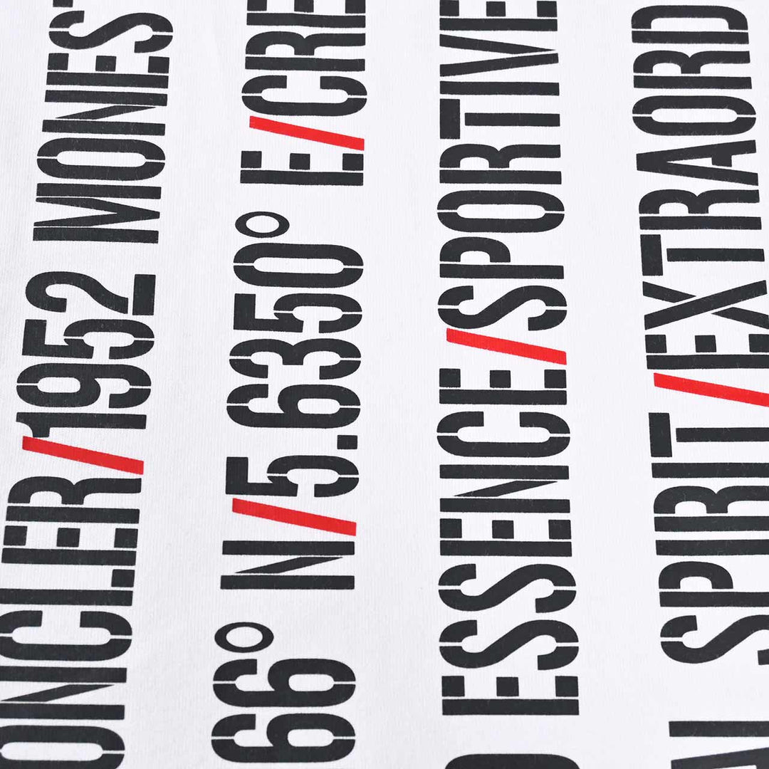 モンクレール MONCLER クルーネック半袖Ｔシャツ 8C00154 829H8 001 ホワイト 年秋冬 メンズ