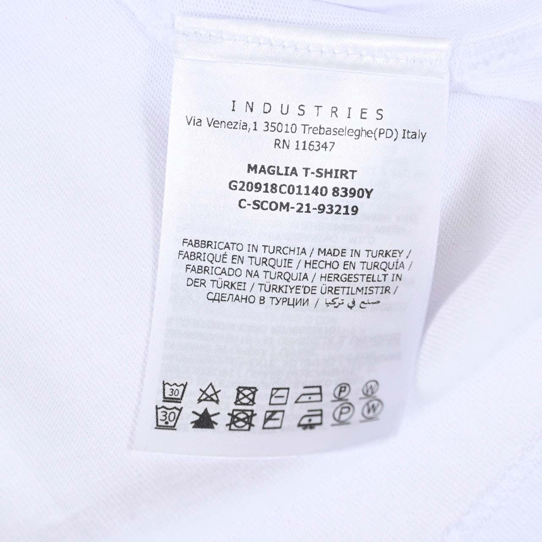 モンクレール MONCLER クルーネック半袖Ｔシャツ 8C01140 8390Y 001 ホワイト 年秋冬 メンズ