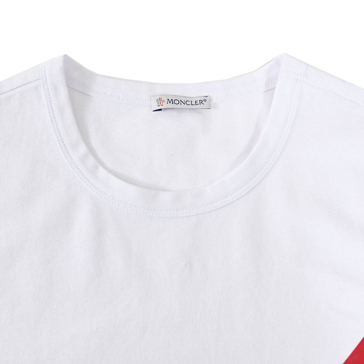 モンクレール MONCLER クルーネック半袖Ｔシャツ 8C01108 8390Y 001 ホワイト 年秋冬 メンズ