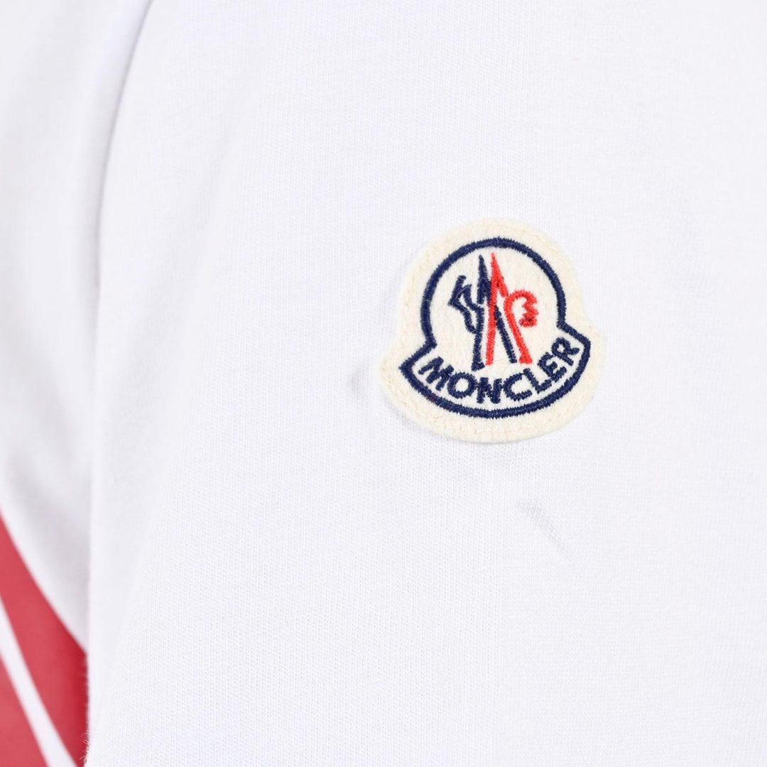 モンクレール MONCLER クルーネック半袖Ｔシャツ 8C01108 8390Y 001 ホワイト 年秋冬 メンズ