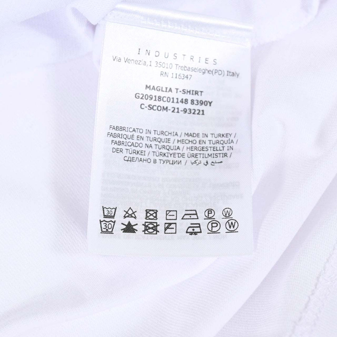 モンクレール MONCLER クルーネック半袖Ｔシャツ 8C01148 8390Y 001 ホワイト 年秋冬 メンズ