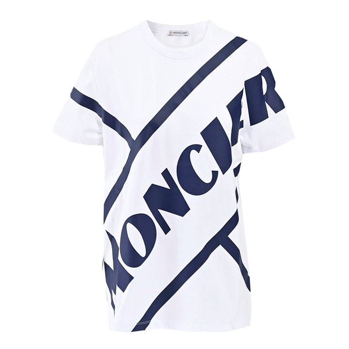 モンクレール MONCLER クルーネック半袖Ｔシャツ 8C00148 829H8 001 ホワイト 年秋冬 レディース