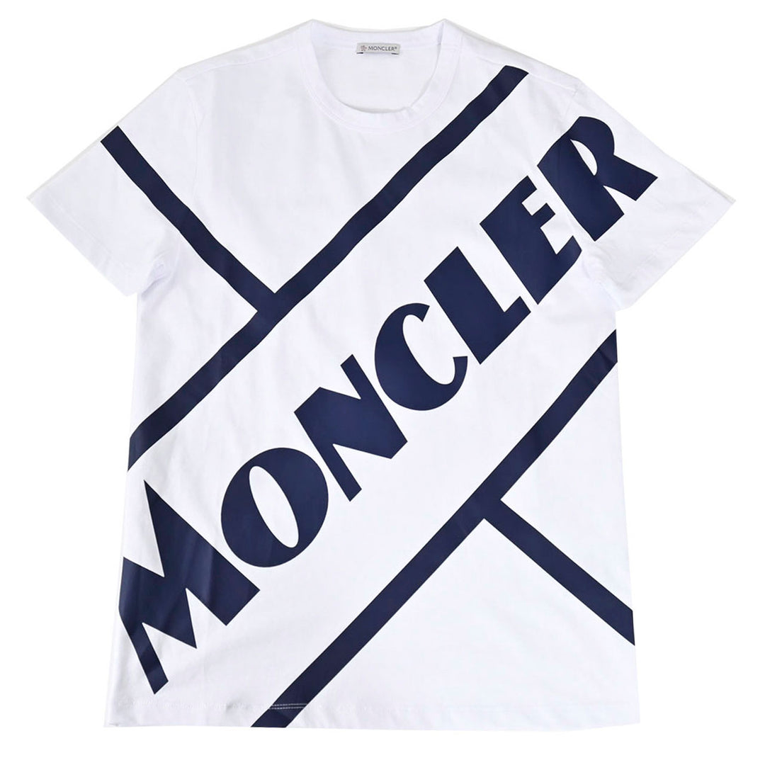 モンクレール MONCLER クルーネック半袖Ｔシャツ 8C00148 829H8 001 ホワイト 年秋冬 レディース