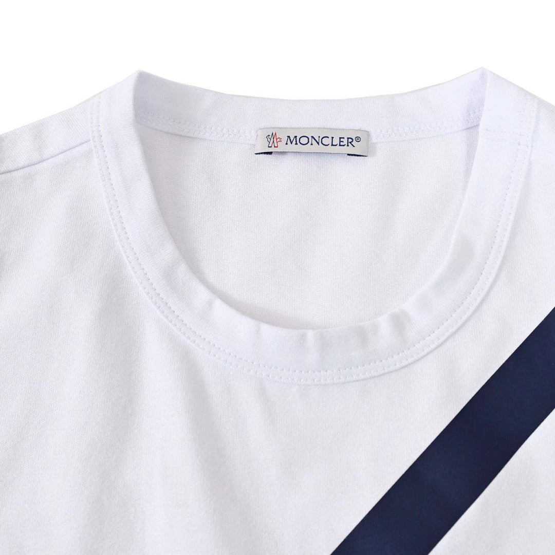 モンクレール MONCLER クルーネック半袖Ｔシャツ 8C00148 829H8 001 ホワイト 年秋冬 レディース