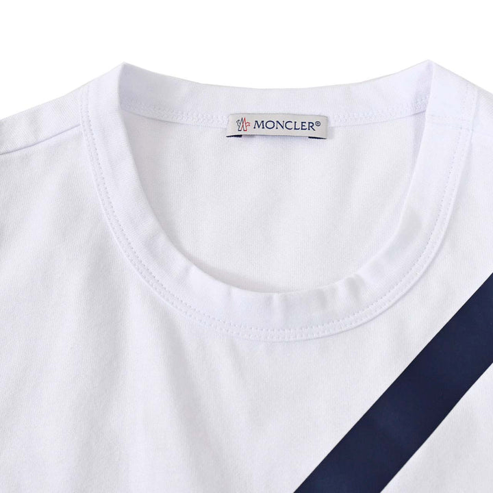 モンクレール MONCLER クルーネック半袖Ｔシャツ 8C00148 829H8 001 ホワイト 年秋冬 レディース