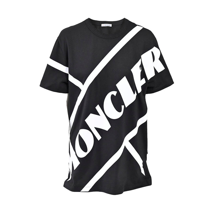 モンクレール MONCLER クルーネック半袖Ｔシャツ 8C00148 829H8 999 ブラック 年秋冬 レディース