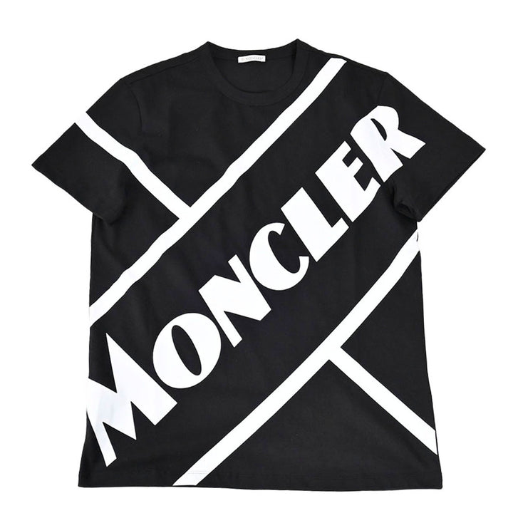 モンクレール MONCLER クルーネック半袖Ｔシャツ 8C00148 829H8 999 ブラック 年秋冬 レディース