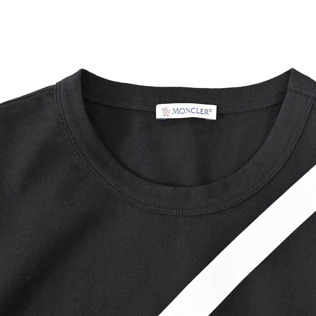 モンクレール MONCLER クルーネック半袖Ｔシャツ 8C00148 829H8 999 ブラック 年秋冬 レディース